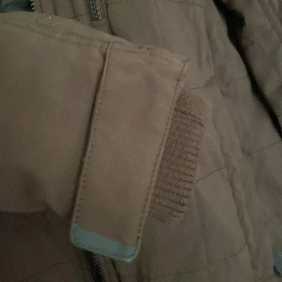 Prana Mens sz S jacket brown hooded and quilted thick warm jacket adjustable - Picture 7 of 9